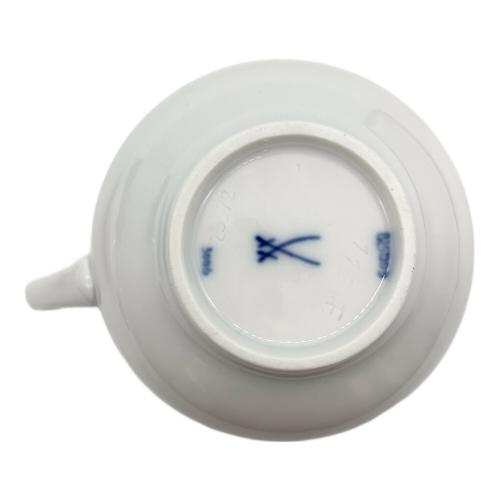 Meissen (マイセン) カップ&ソーサー 双剣マーク ソーサー裏面ヒビ有