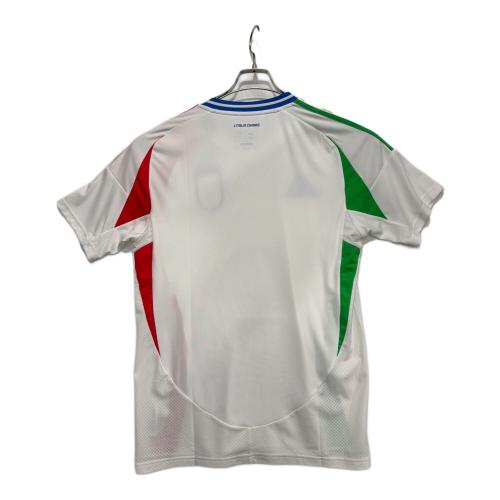 adidas (アディダス) サッカーユニフォーム IN0656 イタリア代表 2024 アウェイ メンズ SIZE XL ホワイト×ブルー