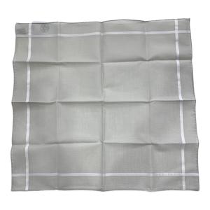 HERMES (エルメス) ハンカチ サイズ：46×46 cm ハンカチーフ ジャカード 《Hレリーフ》