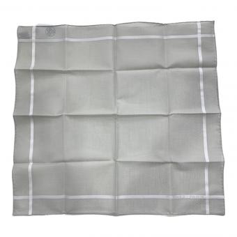 HERMES (エルメス) ハンカチ サイズ：46×46 cm ハンカチーフ ジャカード 《Hレリーフ》