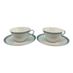 TIFFANY & Co. (ティファニー) カップ&ソーサー プラチナブルーバンド 2Pセット