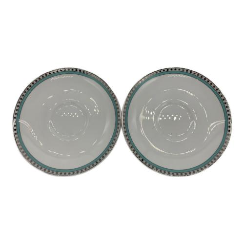 TIFFANY & Co. (ティファニー) カップ&ソーサー プラチナブルーバンド 2Pセット