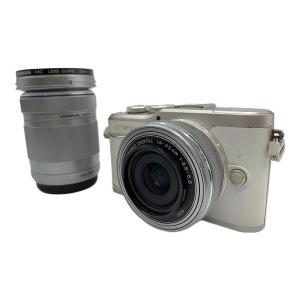 OLYMPUS (オリンパス) ミラーレス一眼カメラ 14-42mm F3.5-5.6 ズームレンズ・40-150mm F4-5.6 ズームレンズ付 E-PL9 専用電池 BJ0A12861
