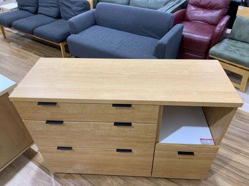 キッチンカウンター 75 幅120 ナチュラル