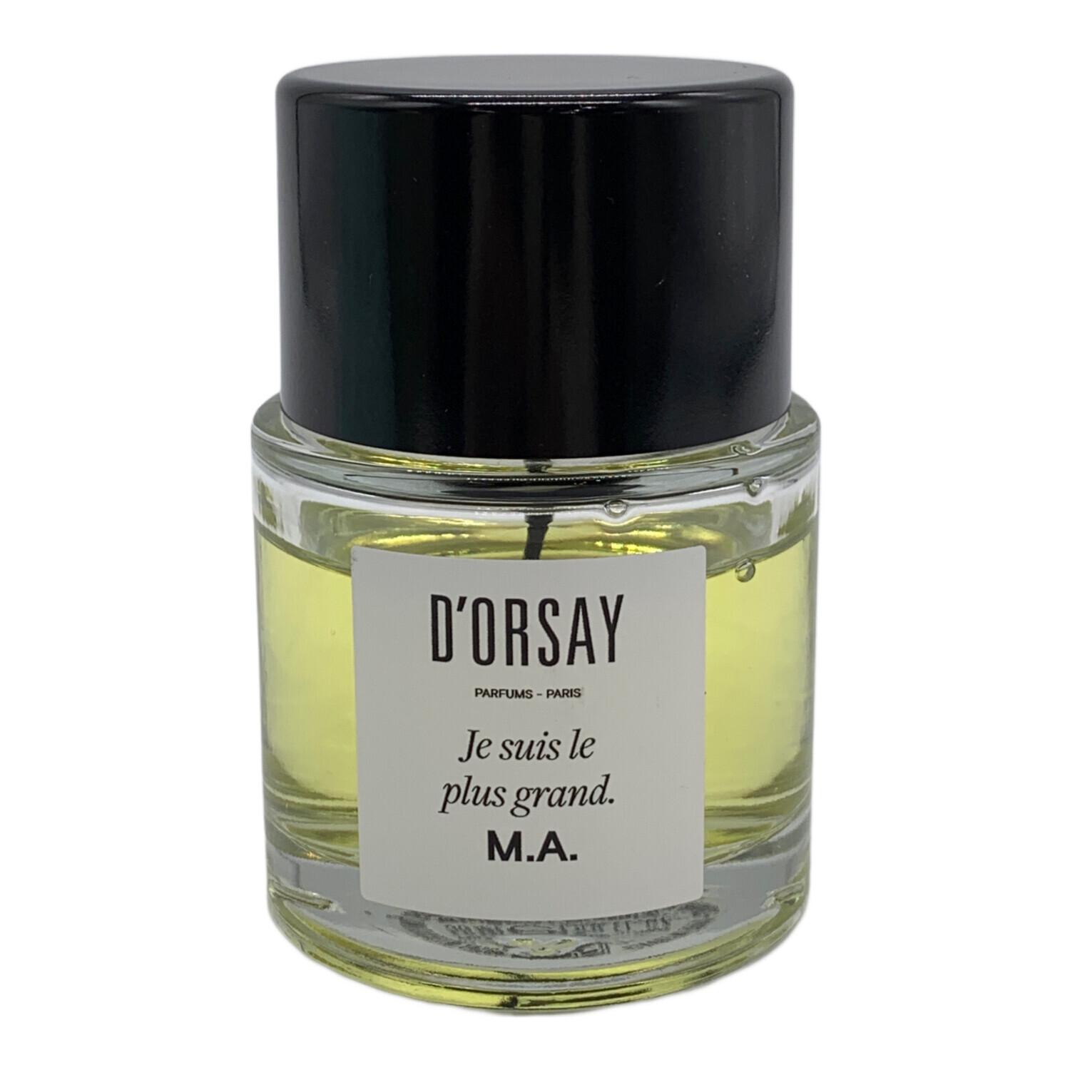 DOrsay (ドルセー) オードパルファム 50ml 残量50%-80% M.A.