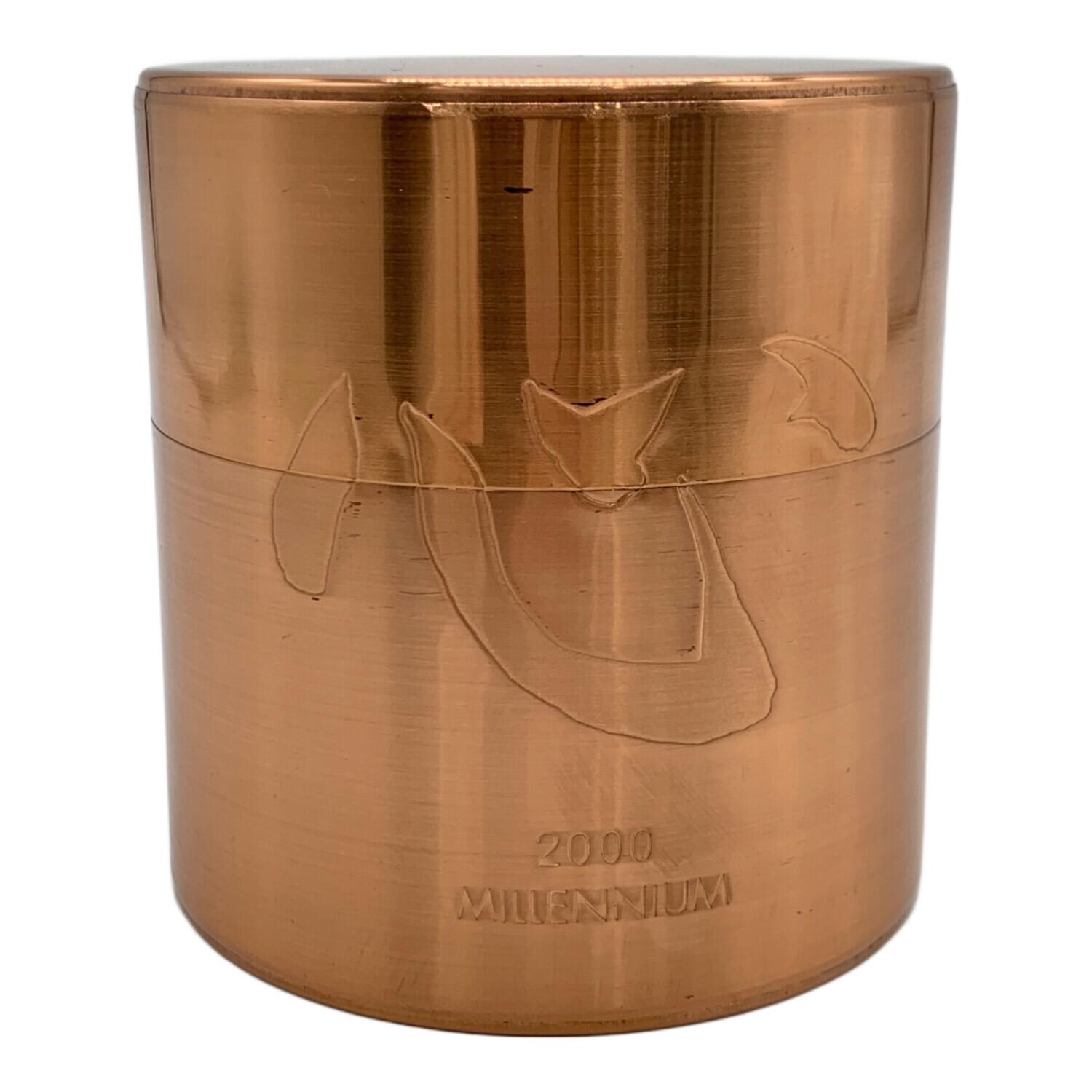 開化堂 (カイカドウ) 銅製茶筒 取込盆用120g 心刻印｜トレファクONLINE