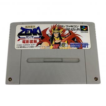 HUDSON (ハドソン) 鬼神童子 ZENKI ゼンキ 電影雷舞 スーパーファミコン用ソフト -