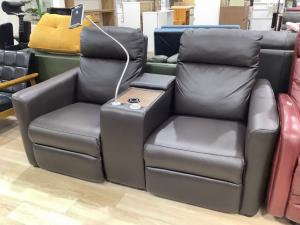 ニトリ リクライニングソファー Nストラス 動作確認済み ブラック