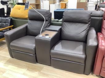 ニトリ リクライニングソファー Nストラス 動作確認済み ブラック