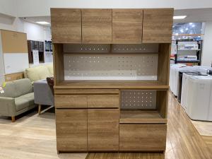 レンジボード 4枚扉 ブラウン