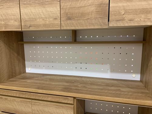 レンジボード 4枚扉 ブラウン