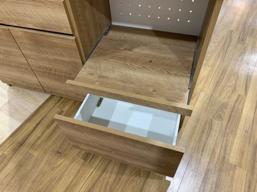 レンジボード 4枚扉 ブラウン