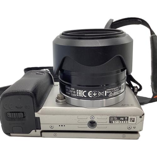 SONY (ソニー) デジタル一眼レフカメラ ILCE-6000 SEL35F18 / 充電器無しUSB充電