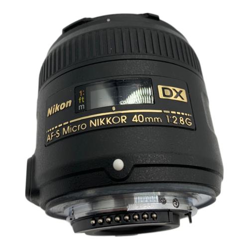 Nikon (ニコン) ズームレンズ AF-S MIcro NIKKOR 40