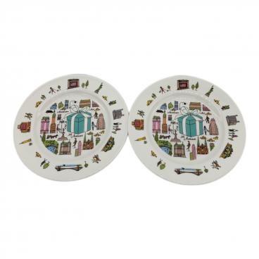 LALIQUE (ラリック) ガラスプレート ASSIETTE LUNCH CHENE｜トレファク