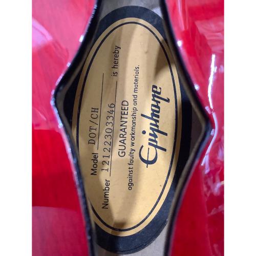EPIPHONE (エピフォン) DOT/CH セミアコースティックギター @