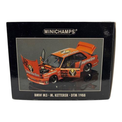 BMW E30 M3 DTM 1/18 Scale Die-Cast Model Car Jager #39 MINICHAMPS 1988 ダイキャストカー