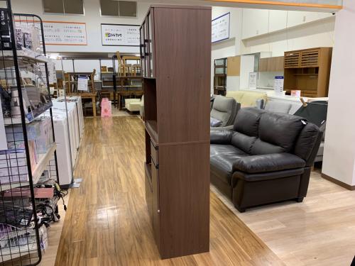 ニトリ レンジ台 ブラウン フォルムS RE1890