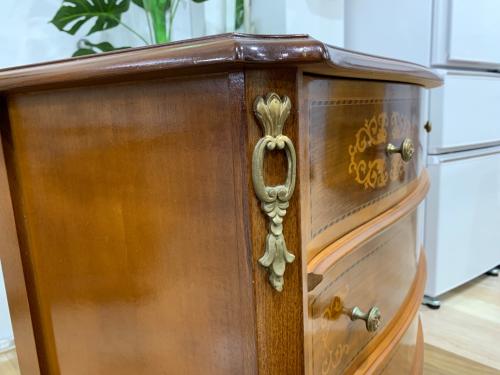 4段チェスト 象嵌装飾 350 ブラウン