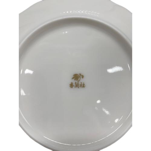 香蘭社 (コウランシャ) 銘々皿セット グリーン金襴
