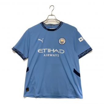 PUMA (プーマ) サッカーユニフォーム 775075-01 24/25 マンチェスター・シティ MCFC ホーム メンズ SIZE XL スカイブルー