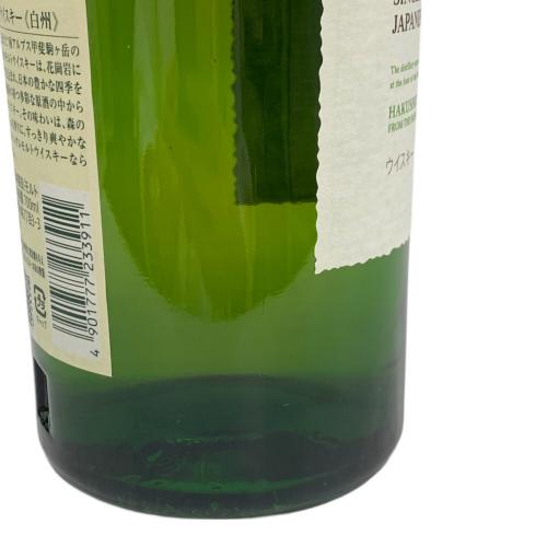 サントリー 白州 ジャパニーズウィスキー ノンエイジ 700ml