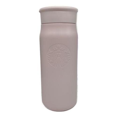 STARBUCKS COFFEE (スターバックスコーヒー) ギフトボックス入りリサイクルステンレスミニボトルマットピンクベージュ355ml