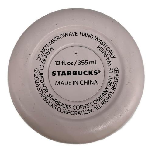STARBUCKS COFFEE (スターバックスコーヒー) ギフトボックス入りリサイクルステンレスミニボトルマットピンクベージュ355ml