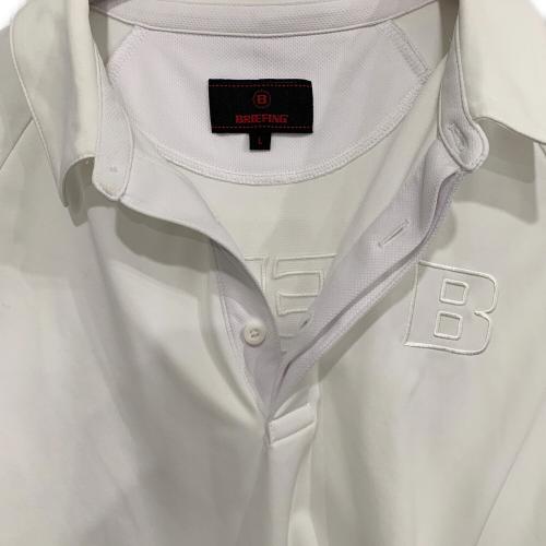 BRIEFING (ブリーフィング) 半袖ポロシャツ BRG251M18 メンズ SIZE L ホワイト