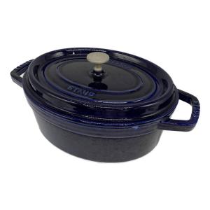 Staub (ストウブ) オーバル鍋 27cm グランブルー