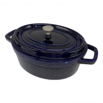Staub (ストウブ) オーバル鍋 27cm グランブルー