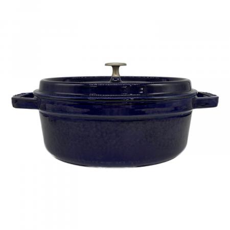 Staub (ストウブ) オーバル鍋 27cm グランブルー｜トレファクONLINE