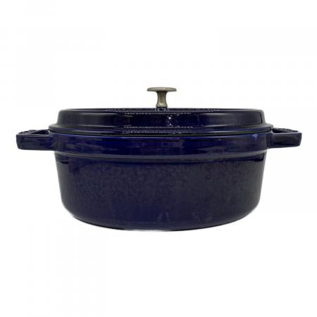 Staub (ストウブ) オーバル鍋 27cm グランブルー｜トレファクONLINE