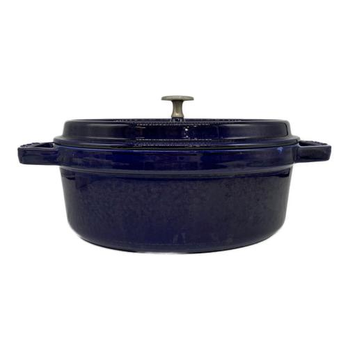Staub (ストウブ) オーバル鍋 27cm グランブルー