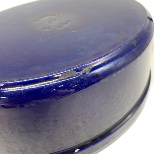Staub (ストウブ) オーバル鍋 27cm グランブルー