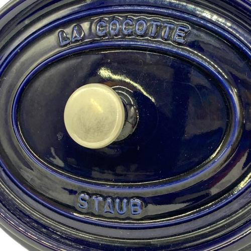 Staub (ストウブ) オーバル鍋 27cm グランブルー