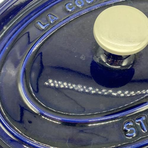 Staub (ストウブ) オーバル鍋 27cm グランブルー
