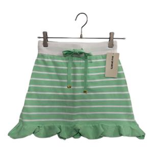 M U SPORTS (エムユースポーツ) ミニスカート ゴルフウェア(スカート) レディース SIZE 40 黄緑×ホワイト