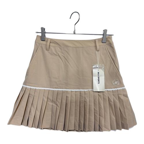M U SPORTS (エムユースポーツ) ゴルフウェア(スカート) レディース SIZE 40 ベージュ