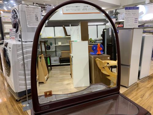 FRANCE MIRROR ドレッサー チェア付き ブラウン