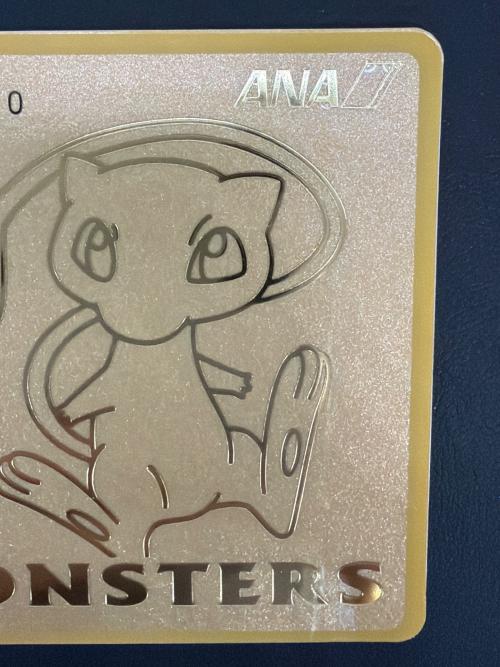 ポケットモンスター ANA 就航記念 ゴールドボーディングパス キャラクターグッズ 非売品
