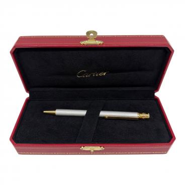 Cartier (カルティエ) サントス ドゥ カルティエ ボールペン シルバー