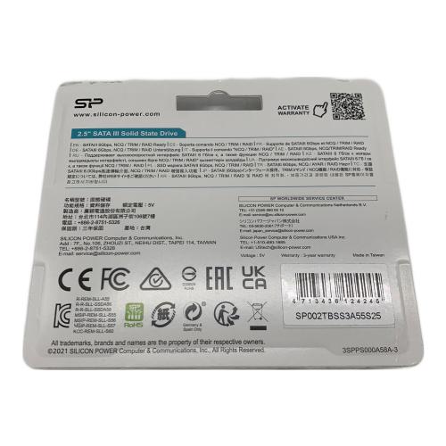 silicon power (シリコンパワー) 内蔵ssd 3D NAND採用 SATA3 6Gbps 2.5インチ 7mm SATA III sata A55 内蔵ssd SP002TBSS3A55S25