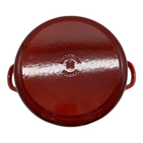 LE CREUSET (ルクルーゼ) 両手鍋 レッド ココット・ロンド