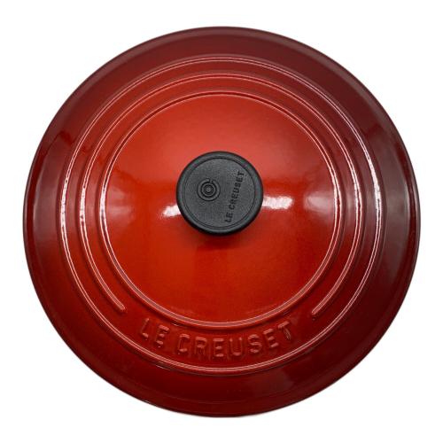 LE CREUSET (ルクルーゼ) 両手鍋 レッド ココット・ロンド