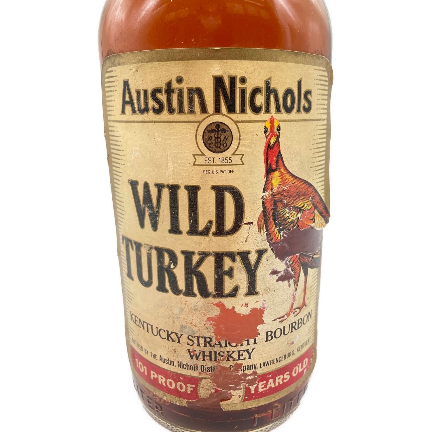 ワイルドターキー (WILD TURKEY) ウィスキー 1000ml 8年 旧ボトル 