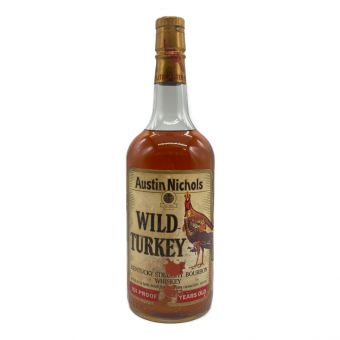 ワイルドターキー (WILD TURKEY) ウィスキー 1000ml 8年 旧ボトル ゴールドキャップ 未開封