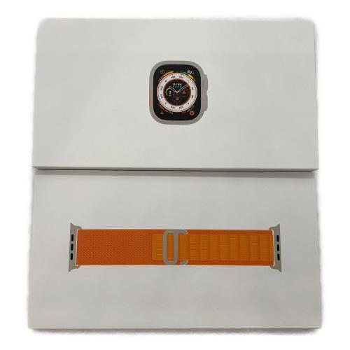 Apple Apple Watch Ultra SBM系ネットワーク利用制限〇 MQFL3J/A GPS+Cellularモデル 49ｍｍ 〇 バッテリー:Sランク(100%) 程度:Sランク(新品同様) 359391342197985