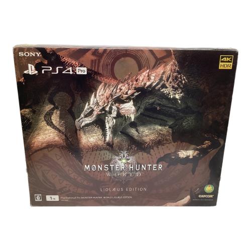 SONY (ソニー) Playstation4Pro モンスターハンター ワールド リオレウスエディション CUHJ-10020 動作確認済み 1TB 03-27452550-5660287