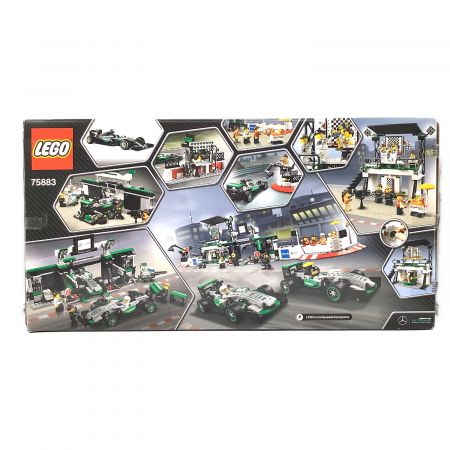 LEGO (レゴ) レゴブロック 年数劣化によりテープヨレ有 スピードチャンピオン メルセデスAMG・ペトロナス・フォーミュラワン・チーム 75883